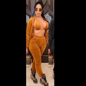 Copper Velvet 3- Piece Set